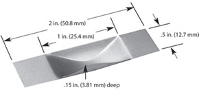 Pan Trough Boats Elongated Dimple