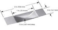 Pan Trough Boats Elongated Dimple
