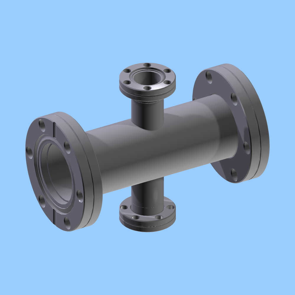 Kurt J. Lesker Company | C-0275-133 - CROSS,REDUCING,4-WAY,2-3/4