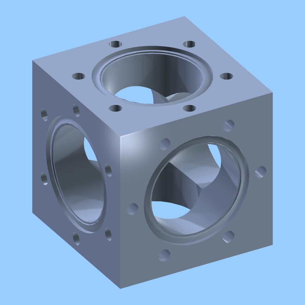 Kurt J. Lesker Company | CU6-0275 - CUBE,6-WAY,2.75