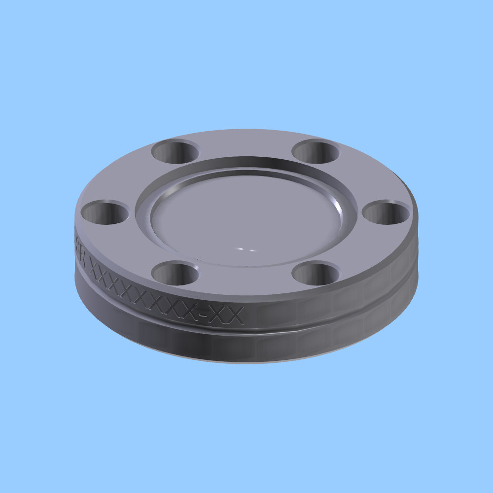 Kurt J. Lesker Company | F0133N000NLN - FLANGE,UHV,316LN,ESR,BLANK