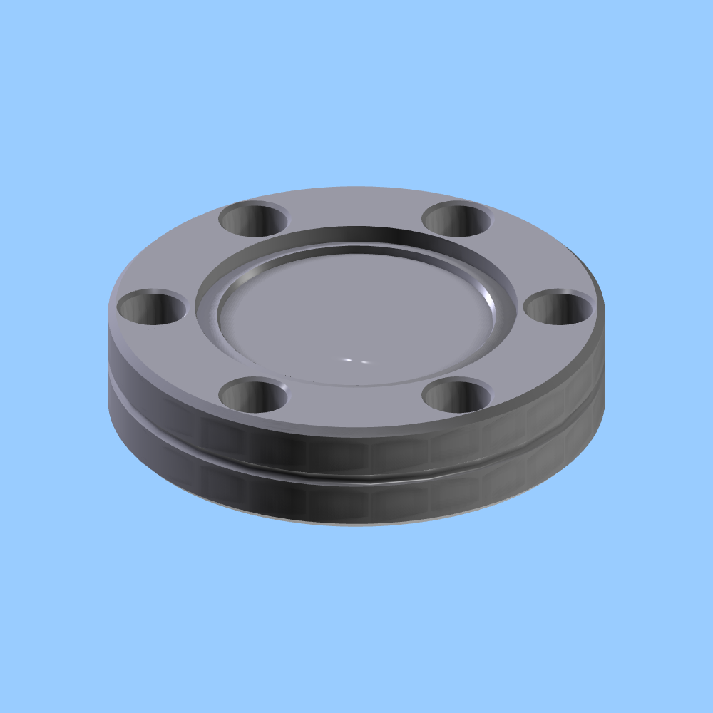 ■BULLSEYE■FLANGE■33/350■33inc■PC ＆フォーク付■ 3 Bolt Flanges