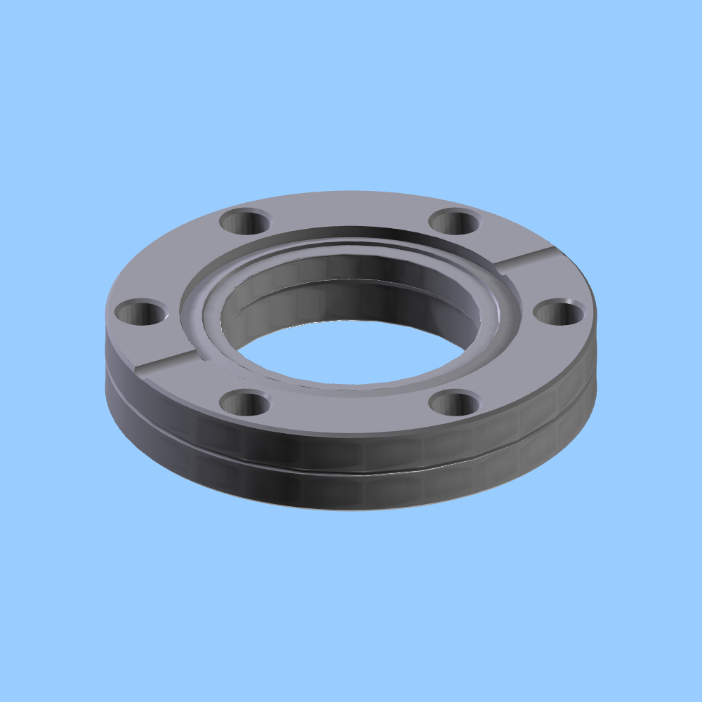 Kurt J. Lesker Company | F0275X150N - FLANGE,UHV,SS,BORED,FXD,2.75