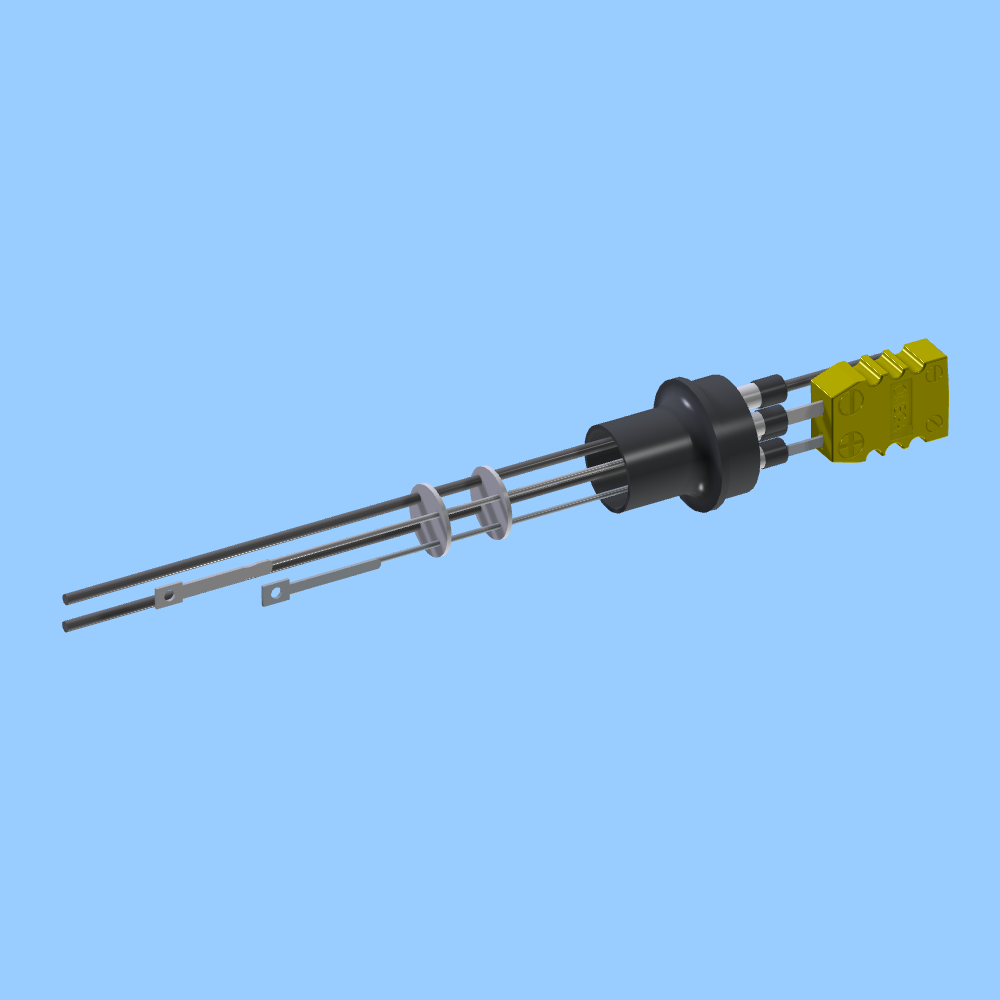 Type K Mini Plug Array Kurt J. Lesker Company | TFT1KY2N151 - THERMOCOUPLE FEEDTHROUGH, SINGLE ...