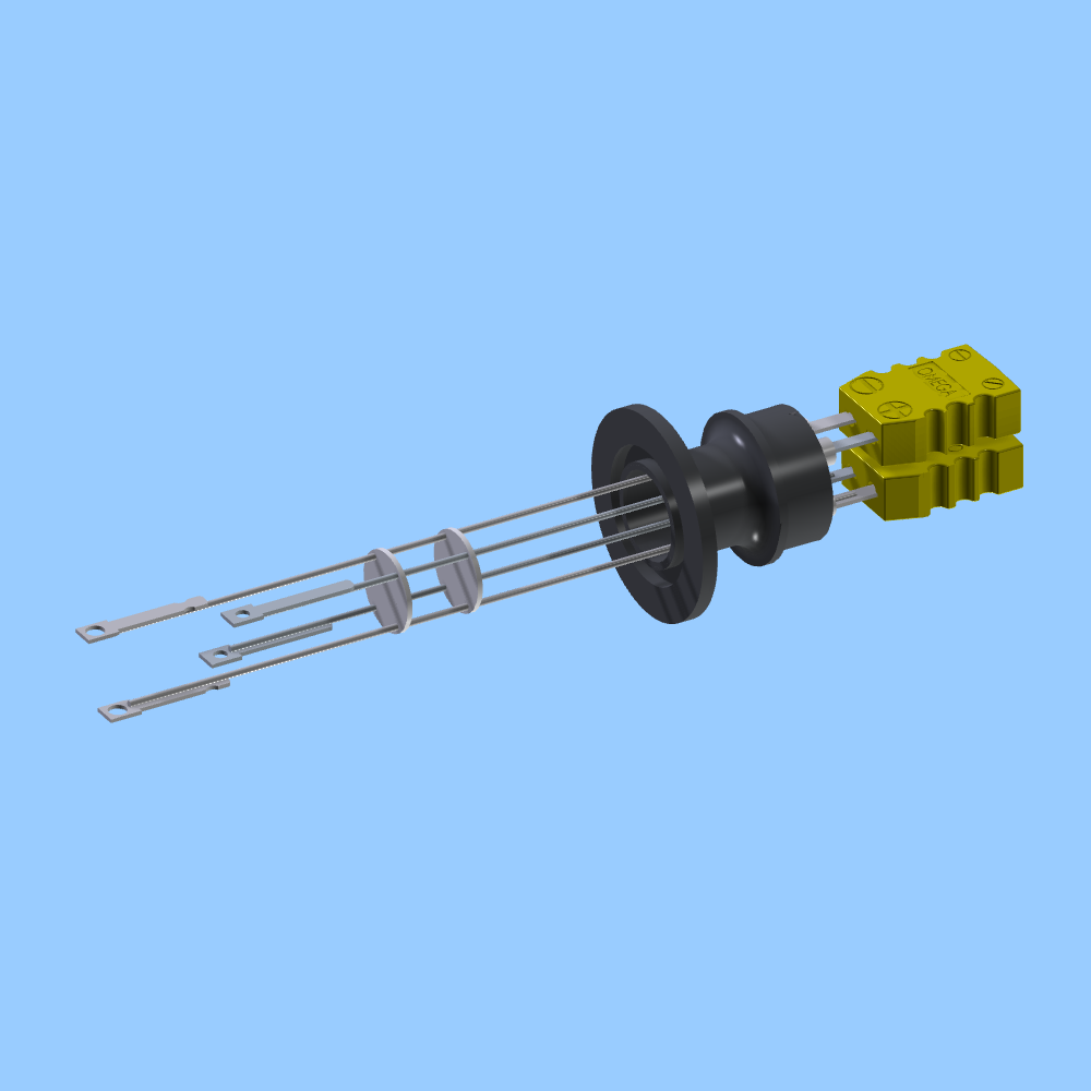 Type K Mini Plug Array Kurt J. Lesker Company | TFT2KY00008A - THERMOCOUPLE FEEDTHROUGH ...