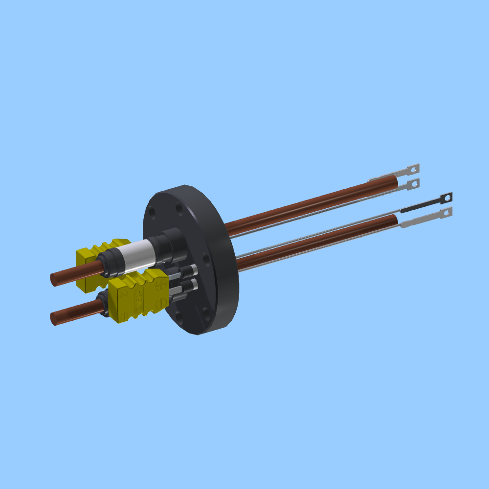 Type K Mini Plug Array Kurt J. Lesker Company | TFT2KY2C1503 - THERMOCOUPLE FEEDTHROUGH ...