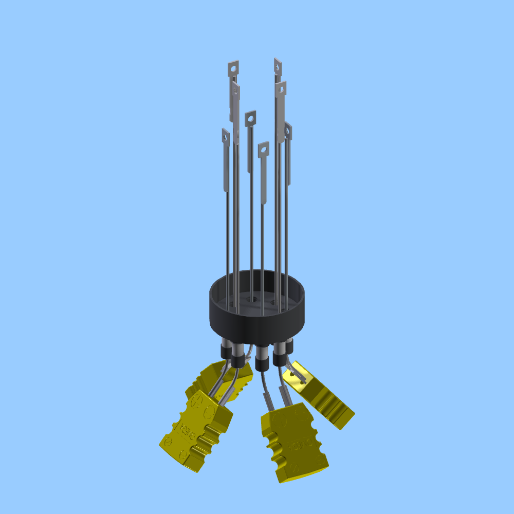 Type K Mini Plug Array Kurt J. Lesker Company | TFT4KY00001 - THERMOCOUPLE FEEDTHROUGH, SINGLE ...