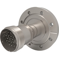Multi-Pin Threaded Feedthrough (Mil-Spec) - CF Flange, Double-Ended