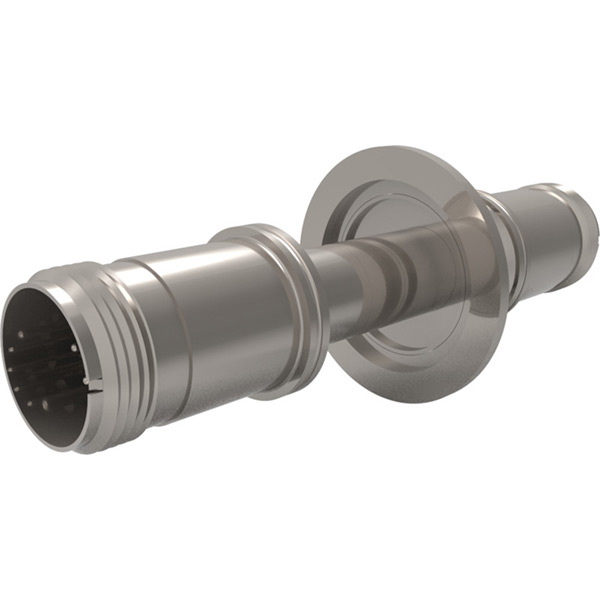 KF Flanged Type E - Thermocouple Feedthroughs - Mil-Spec Screw T/C Plug, Double-End