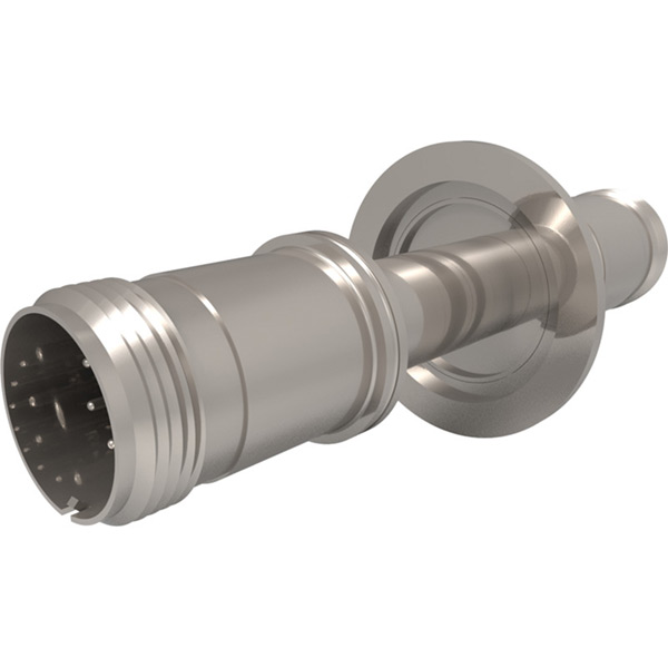KF Flanged Type K - Thermocouple Feedthroughs - Mil-Spec Screw T/C Plug, Double-End