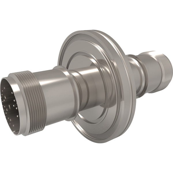 KF Flanged Type J - Thermocouple Feedthroughs - Mil-Spec Screw T/C Plug, Double-End