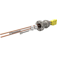 CF-geflanscht, Typ K – Thermoelementdurchführungen – Miniatur-T/C-Stecker und Spannungsversorungsleitungen