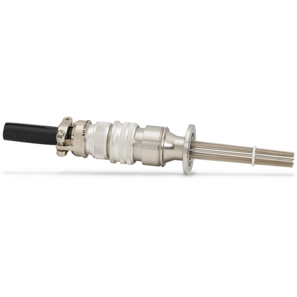KF Flanged Type K - Thermocouple Feedthroughs - Mil-Spec Screw T/C Plug, Single-End