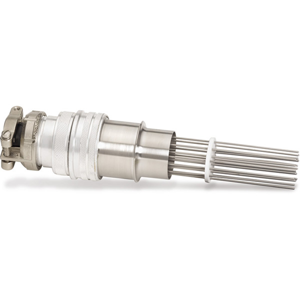 Weldable Type J - Thermocouple Feedthroughs - Mil-Spec Screw T/C Plug, Single-End