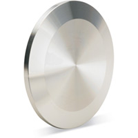 KF (QF) HV Blank Flanges (Aluminum 6061-T6)