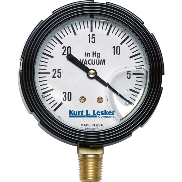 KJLDGINHG - BORDON DIAL GAUGE,LIQUID FILLED,INCHES MERCURY,0-30