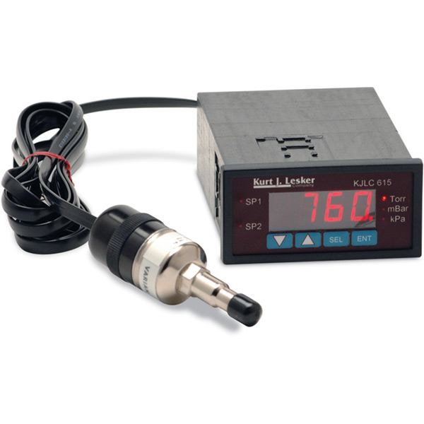 KJL615TC-INT - CONTROLLER, T/C GAUGE, DIGITAL, 0.001-760 TORR, VARIAN 536 TUBE, INTERNATIONAL POWER CABLE, AND 10FT INTERCONNECT CABLE INCLUDED, CE MARKED