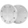 F0450X000NT - FLANGE,UHV,SS,BLANK,FXD,TAPPED 4.50
