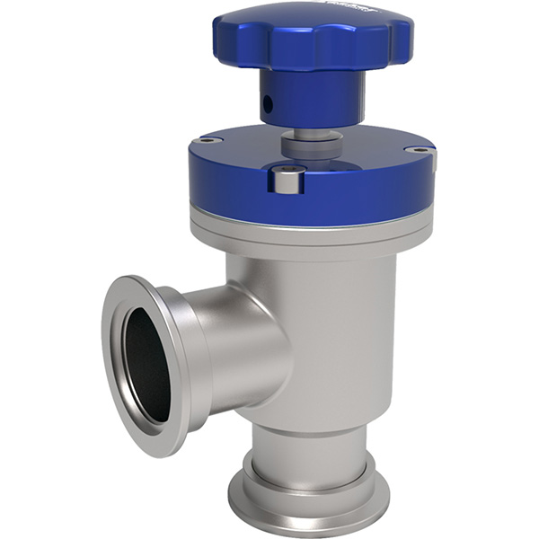Manual Bellows Sealed SS Angle Valves (KF & ISO Flanged)