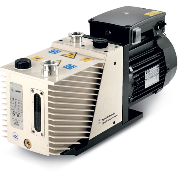9499330 - Agilent DS402 Rotary Vane Pump, Standard Series, Hydrocarbon Oil,  KF25 inlet flange, 17.4 m^3/hr at 50Hz /  12.31 CFM at 60Hz, Convection cooling, 100–120/200–230 VAC, 50/60 Hz, 1-Ø, Mains Cable Not Included
		