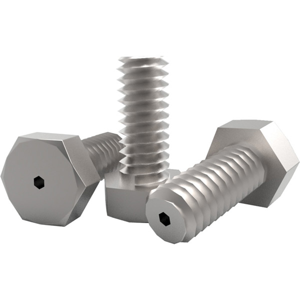 1/4-20x1-3/16 Wafer Head Connecting Bolts, Brass, Qty:1000